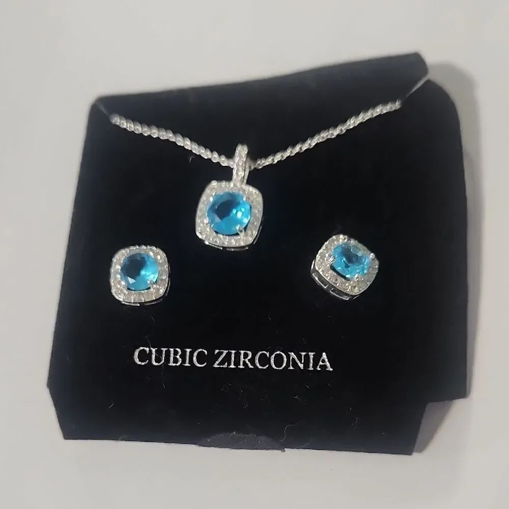 Blue and Silver JewelryβSet